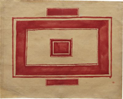 A leningrádi Vörös Színház mennyezeti terve alkotó: Kazimir Severinovich Malevich
