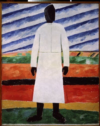 Farmer felesége fekete arccal. Kasimir Severinovich Malevics (Malevich, Malevic) festménye (1878-1935), olaj, vászon alkotó: Kazimir Severinovich Malevich