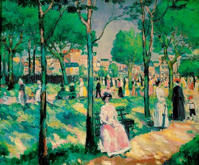 A körúton, 1903. alkotó: Kazimir Severinovich Malevich