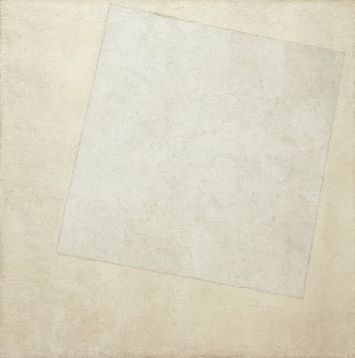 Szuprematista kompozíció: Fehér fehéren, 1918 alkotó: Kazimir Severinovich Malevich