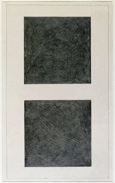 Szuprematista elem: két négyzet (olaj, vászon, XX. század) alkotó: Kazimir Severinovich Malevich
