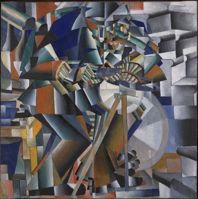 A késdaráló vagy a csillogás elve, 1912-3 alkotó: Kazimir Severinovich Malevich