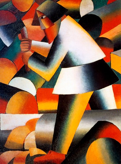 A favágó, 1912 alkotó: Kazimir Severinovich Malevich