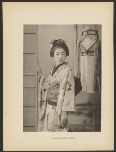 Egy japán táncoslány alkotó: Kazumasa Ogawa