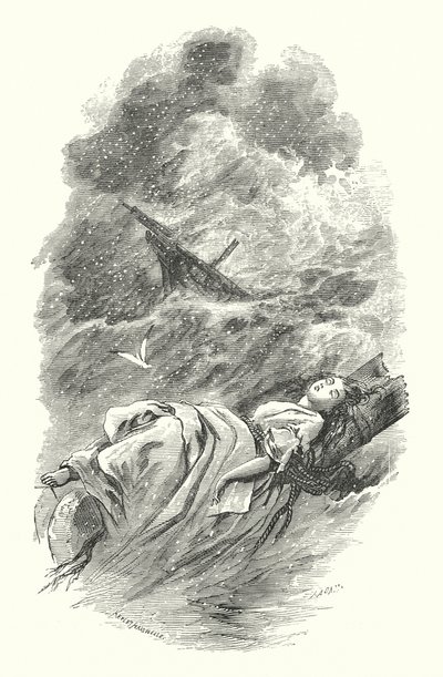 A Hesperus hajótörése (metszet) alkotó: Keeley Halswelle