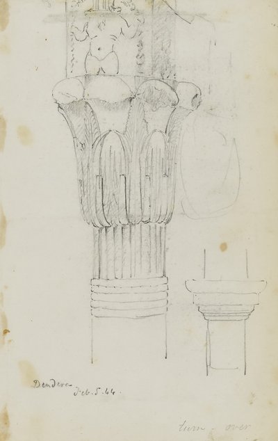 Dendera, 1844. február 5. alkotó: Kellogg, Miner Kilbourne