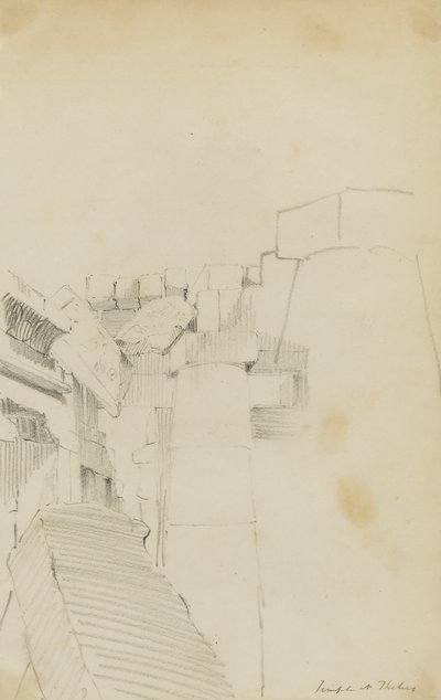 Thébai templom, Egyiptom alkotó: Kellogg, Miner Kilbourne
