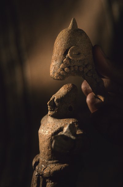 Lelet, Cancuen, Guatemala, Arthur Demarest, Tomas Barrientos, Maya, palota, osztályozás, 2004 (fotó) alkotó: Kenneth Garrett