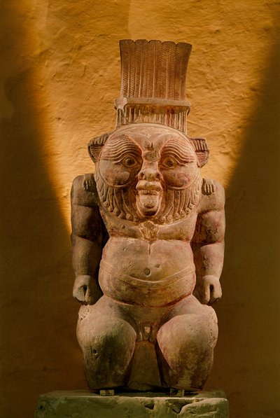 Bes isten mészkőszobra, késő időszak, 2002 (fotó) alkotó: Kenneth Garrett