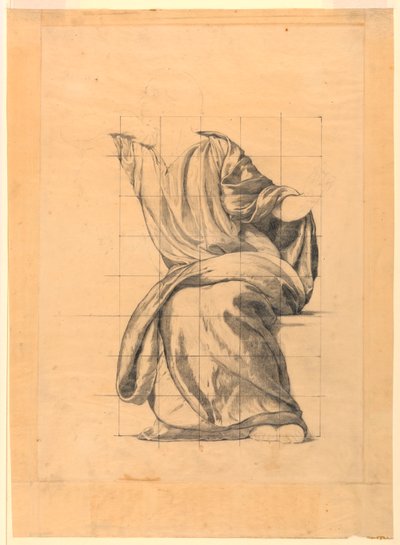 Drapery Study for Peace, "The Beneficence of the Law", falfestmény az Essex Megyei Bíróságon, Newark, New Jersey alkotó: Kenyon Cox