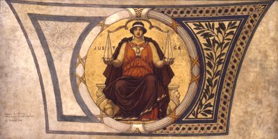 Study for Mosaic, Wisconsin State Capital, Justice, kb. 1913. alkotó: Kenyon Cox