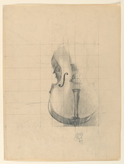 Tanulmány a "Zene", "The Arts" Library of Congress, Washington D.C. alkotó: Kenyon Cox