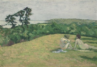 A tenger előtt (Varengeville), 1910 előtt (olaj, vászon) alkotó: Ker Xavier Roussel