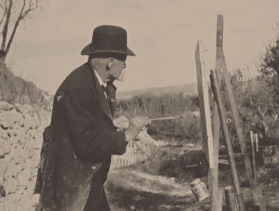 Paul Cézanne festménye a Les Lauves-ban, 1906. alkotó: Ker Xavier Roussel