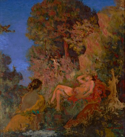 Az alvó Diana 1924 (Olaj, vászon) alkotó: Ker Xavier Roussel