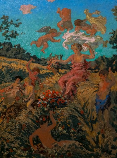 Bacchus diadala (Lelkipásztori Fesztivál) Diptichon alkotó: Ker Xavier Roussel