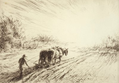 Korai szántás (tavasz) alkotó: Kerr Eby