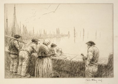 Ködös reggel, Bretagne alkotó: Kerr Eby