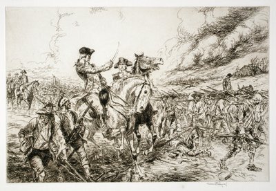 George Washington Valley Forge-ban alkotó: Kerr Eby