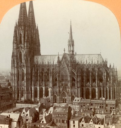 Kölni dóm, Köln, Németország, 1900 körül. alkotó: Keystone View Company