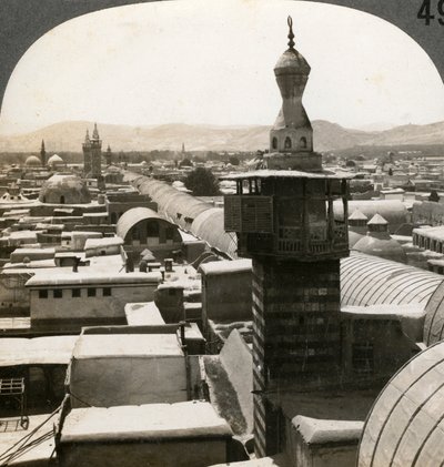Damaszkusz, Szíria, 1900-as évek. alkotó: Keystone View Company