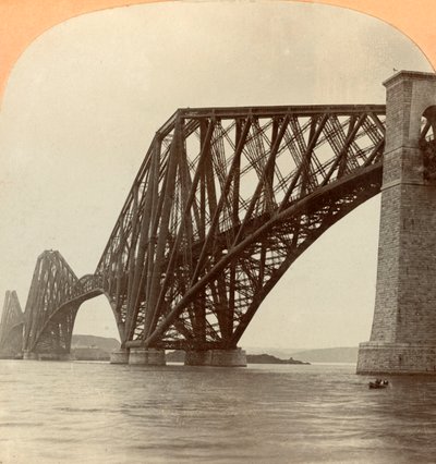 Forth Bridge, Skócia, 1897. alkotó: Keystone View Company