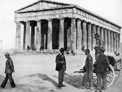 A Thészeum Athénban, Görögországban, 1922. alkotó: Keystone View Company
