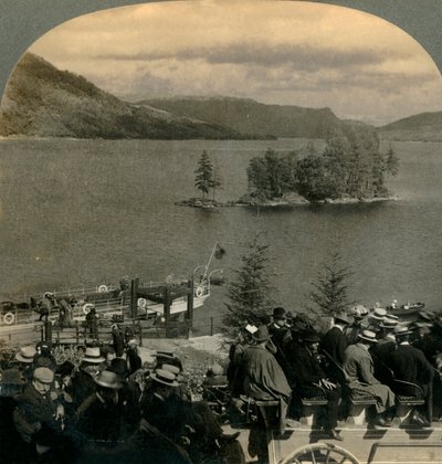 Utazás a Trossachok elbűvölő országában, Skóciában, 1902. alkotó: Keystone View Company