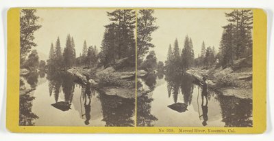 Merced River, Yosemite, Cal., 185575. Alkotók: Kilburn Brothers, BW Kilburn. alkotó: Kilburn Brothers, BW Kilburn