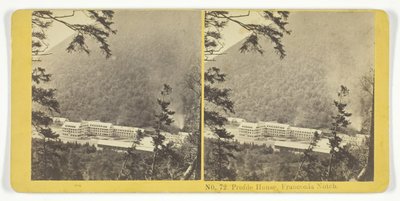 Profile House, Franconia Notch, 185575. Alkotók: Kilburn Brothers, BW Kilburn. alkotó: Kilburn Brothers, BW Kilburn