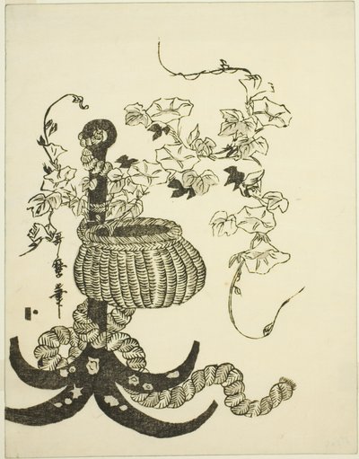 Reggeli dicsőség elrendezése (Asagao) alkotó: Kitagawa Utamaro