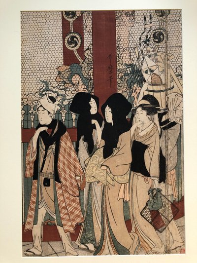 Aszakusza-templom alkotó: Kitagawa Utamaro