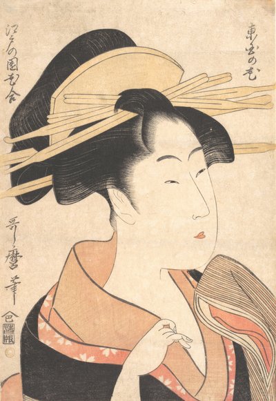 Azumaya virága? 1790. alkotó: Kitagawa Utamaro
