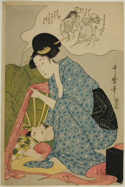 A gyermek rémálma a szellemekről alkotó: Kitagawa Utamaro