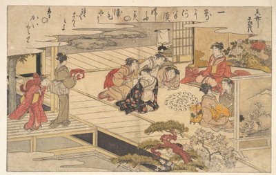 Kagylókkal játszó lányok alkotó: Kitagawa Utamaro