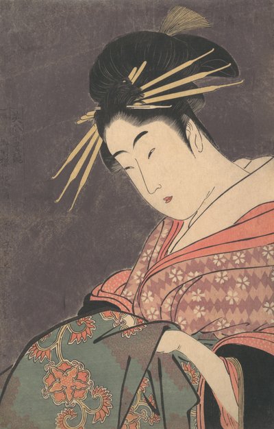 „A Gomeiro Hanaogija”,..., kb. 1794-95. alkotó: Kitagawa Utamaro