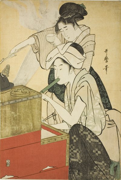 Konyhai jelenet alkotó: Kitagawa Utamaro