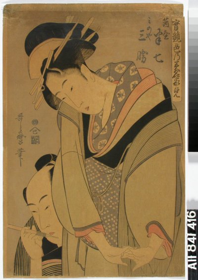 Liebespaar alkotó: Kitagawa Utamaro