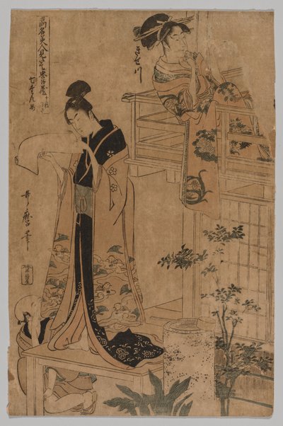 No Title, 1753-1806. alkotó: Kitagawa Utamaro