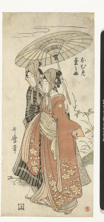 Omeen Kumenosuke Kumenosuke Ome (vérhang CT) alkotó: Kitagawa Utamaro