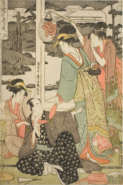 Te Chushingura D Rama Paródia, Farms Beauchies alkotó: Kitagawa Utamaro