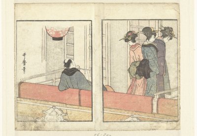 Színházi doboz Bepillantás a színfalak mögé a színészekbe (sorozat címe) Yakusha gakuya tsu (sorozat címe) alkotó: Kitagawa Utamaro