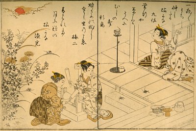 Tee, 1775, 1924. alkotó: Kitao Shigemasa