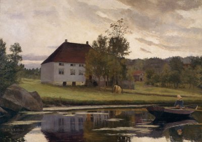 Bossevig, naplemente után alkotó: Kitty Lange Kielland