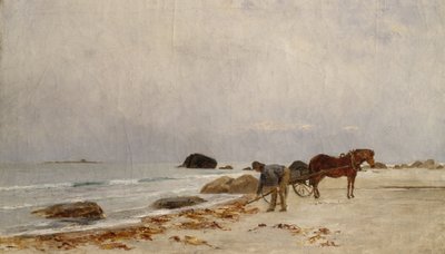 Tengeri fű vezetése (festés) alkotó: Kitty Lange Kielland