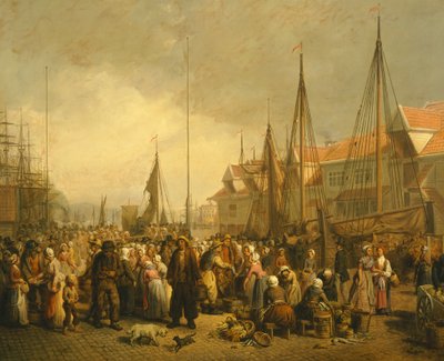 Halpiac Bergenben, Knud Bergslien, Norvégia 19. század alkotó: Knud Bergslien