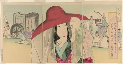 Sei Shonagon, from the series Ancient Patterns (Kodai moyo) alkotó: Kobayashi Kiyochika