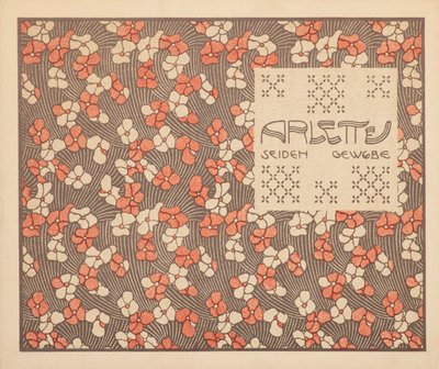 Arlette selyemszövet, 1901. alkotó: Koloman Moser