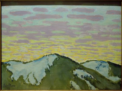 Hegycsúcsok a hóban alkotó: Koloman Moser