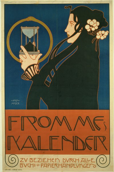 Frommes Kalender, 1903 alkotó: Koloman Moser